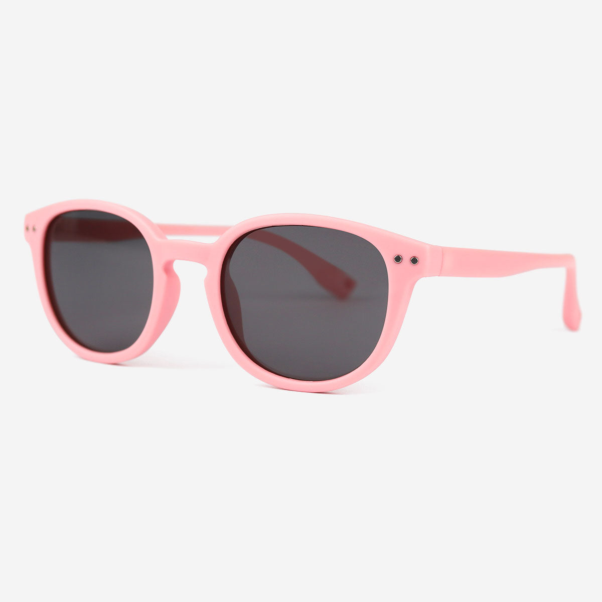 Cute Pink Kid&#39;s Fashionable Sunglasses for Baby Girls 100% UV protection, Retro Oval Children Sunglasses Aged 0 - 2 Years