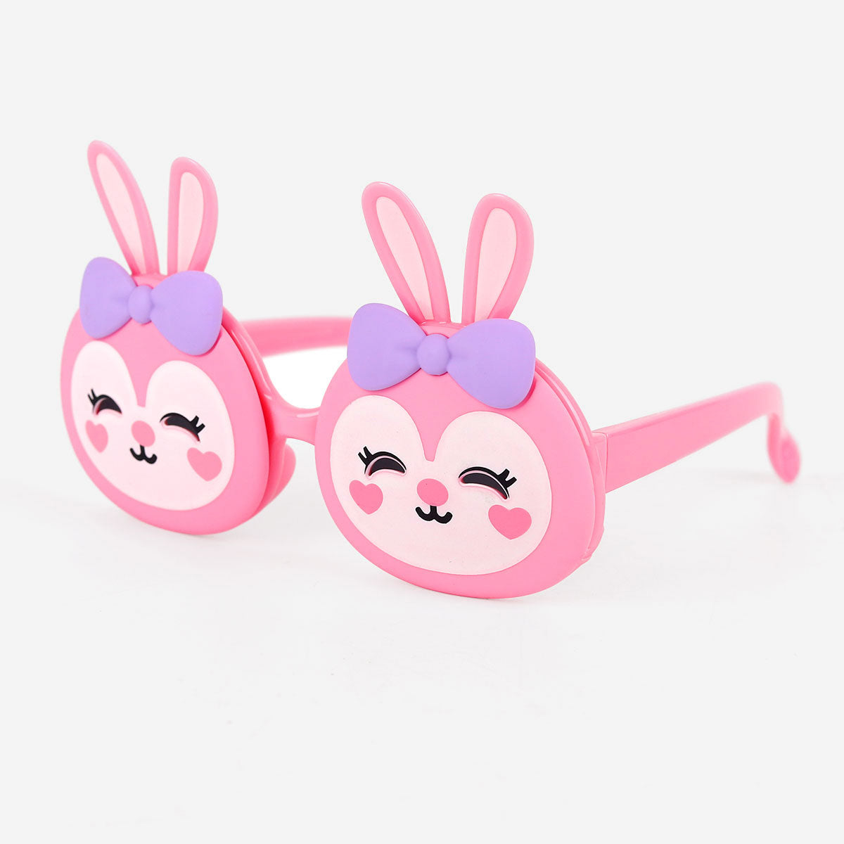 Cute Pink Rabbit Round Frame Sunglasses for Kids, Kids Animal Sunglasses where to buy, Girls&#39; Cartoon Rabbit Fashion Sunglasses