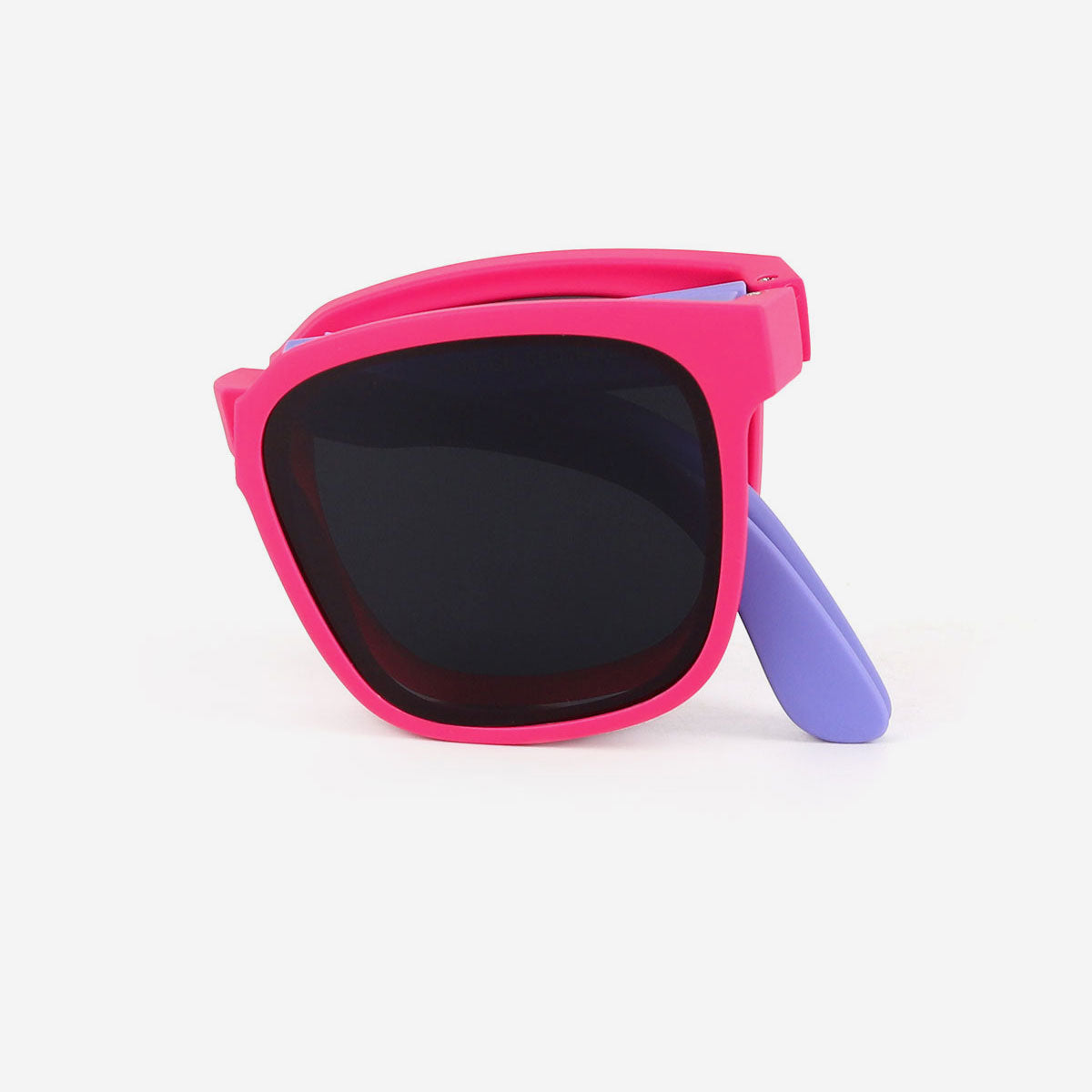 Classic Neon Duotone Color Kids Sunglasses, Unbreakable Sunglasses For Kids, Foldable Kid Sunglasses