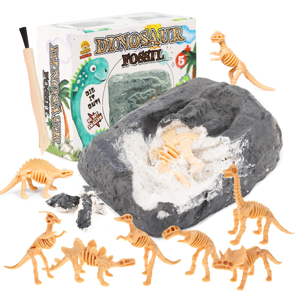 Dinosaur Fossil Excavation Blind Box, Dino Gift for Kids, STEM Educational Toys for Kids, Discovery Dino Dig Kit for Sale