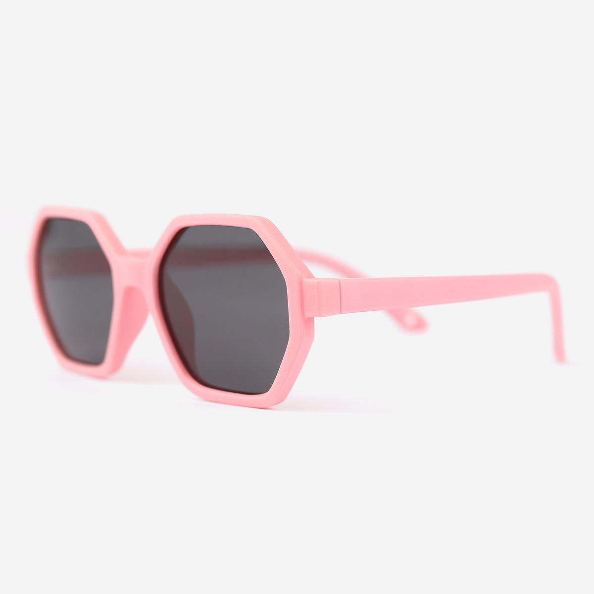 Pink Kid&#39;s Geometric Sunglasses Shades Eyewear 100% UV Protection, Must-have Accessories for Kids