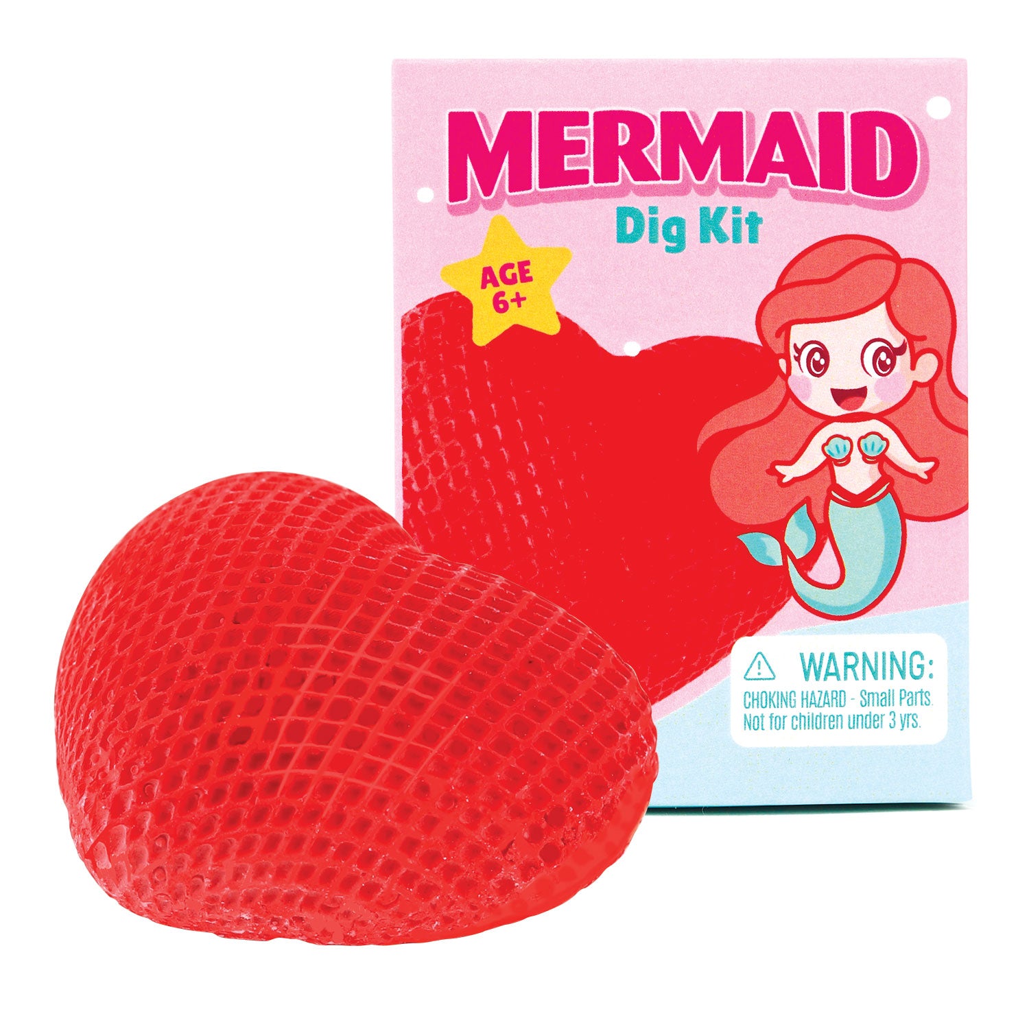 Buy Mermaid Heart Excavation Blind Box online, Mermaid Discovery Set for Kit, Mermaid Gifts for Girls, DIY Barrettes Snap Hair Clips for Girls