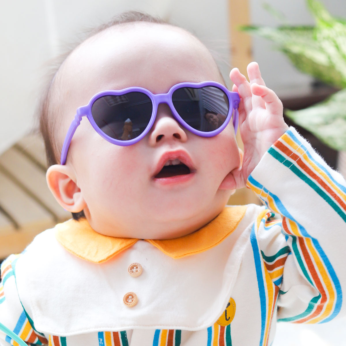 Baby &amp; Toddler Purple Sunglasses 0 - 2 Years Polarized UV Protection