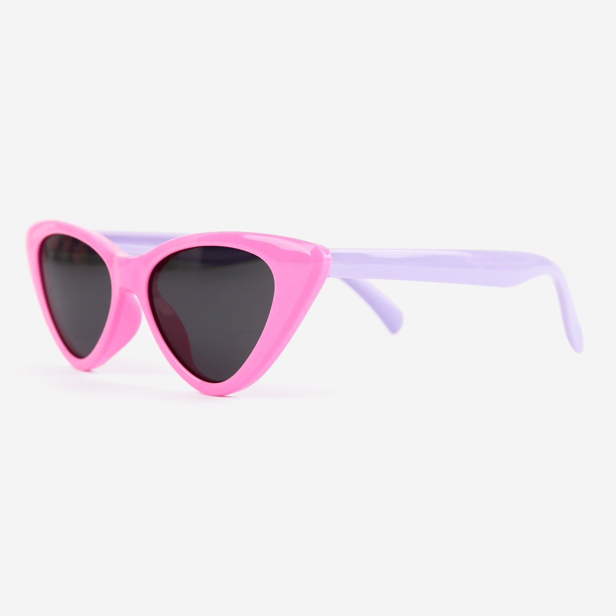 Buy Pink Cat Eye Triangle Sunglasses for Kids Age 3-10 Polarized UV Protection