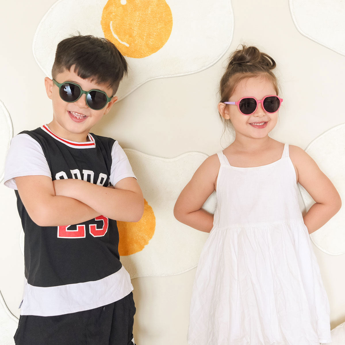 Jules Round-Oval Polarized Sunglasses - UV Protection Kid Sunglasses for sale online