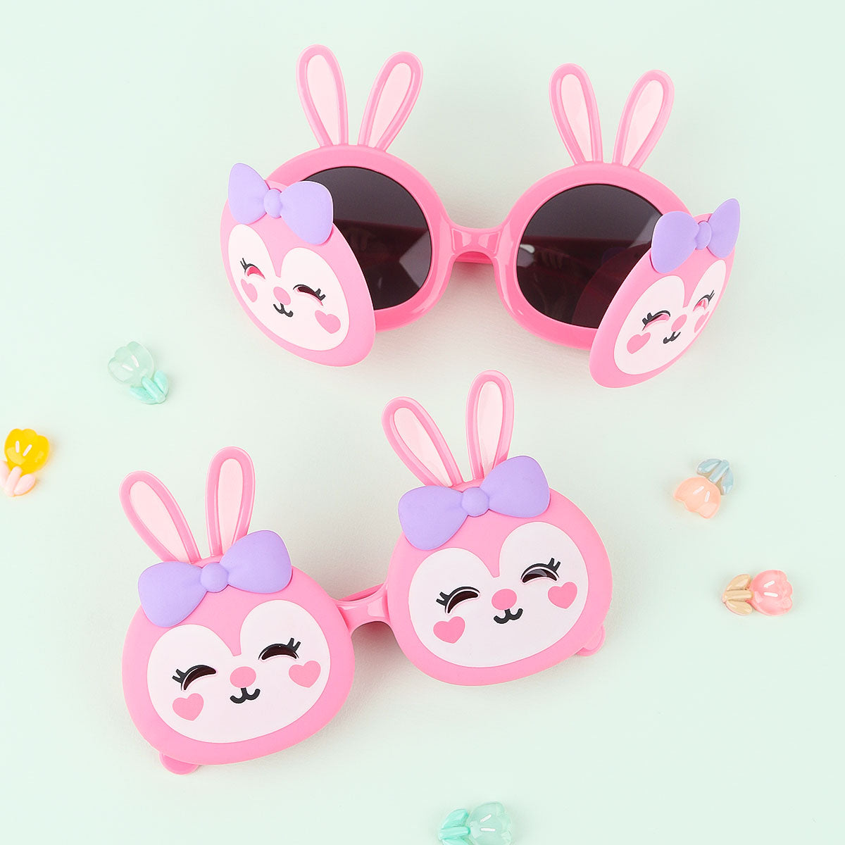 Bunny Rabbit Sunglasses for Kids with Polarized Lenses and 100% UV Protection, Buy Kids Birthday Party Favors