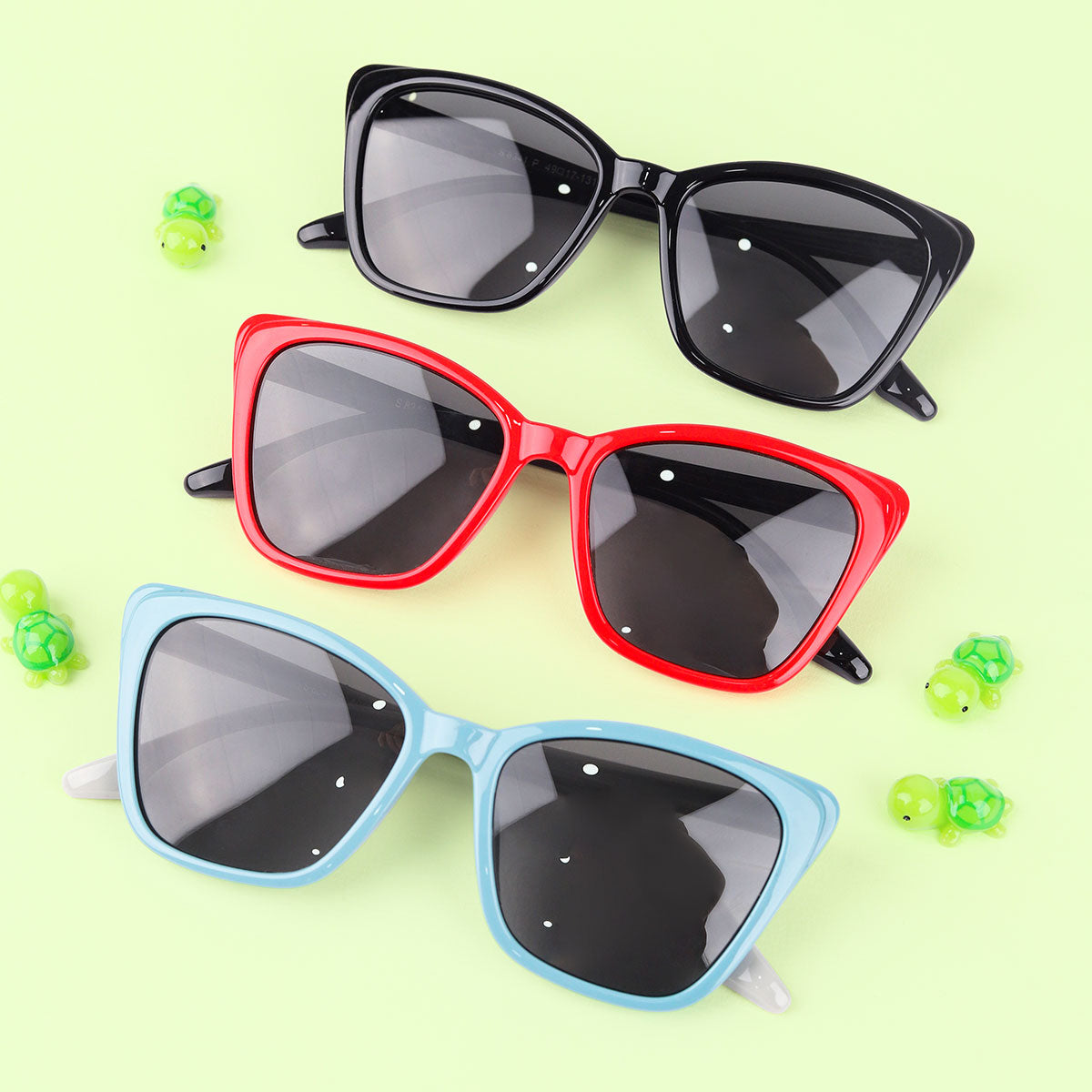 Oversized cat-eyed sunglasses for kids buys girls, Polarized chidren sunglasses with UV Protection