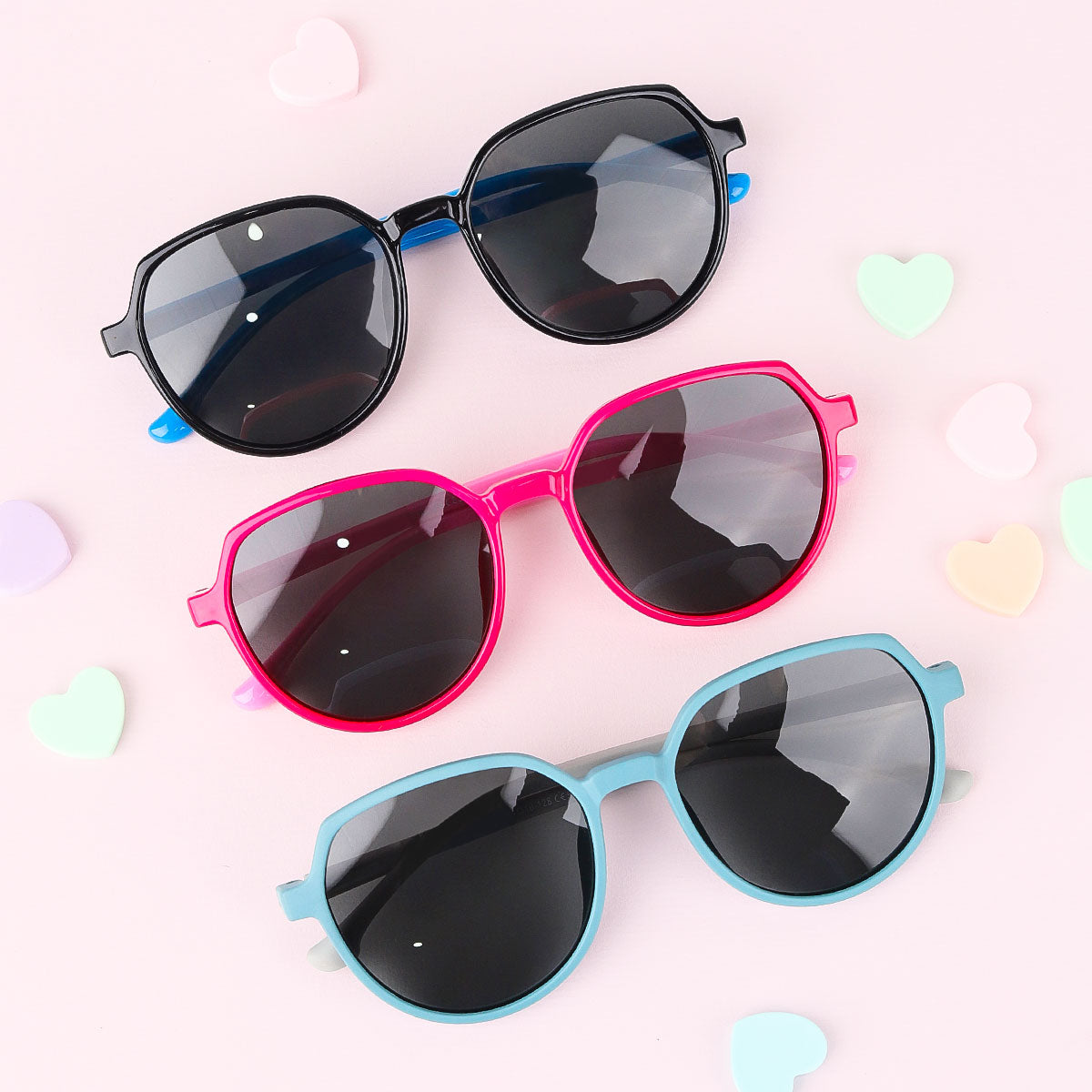 Classic oversized sunglasses for kids with UV protection, Perfect polarized sunglasses for chidren toddlers with 100% UV protection