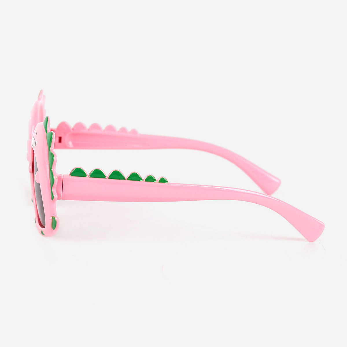 Summer Beach Sunglasses for Kids, Cute Cartoon Dinosaur Polarized Sunglasses for Kids, Cute Pink Cartoon Dinosaur Shaped Sunglasses for Kids