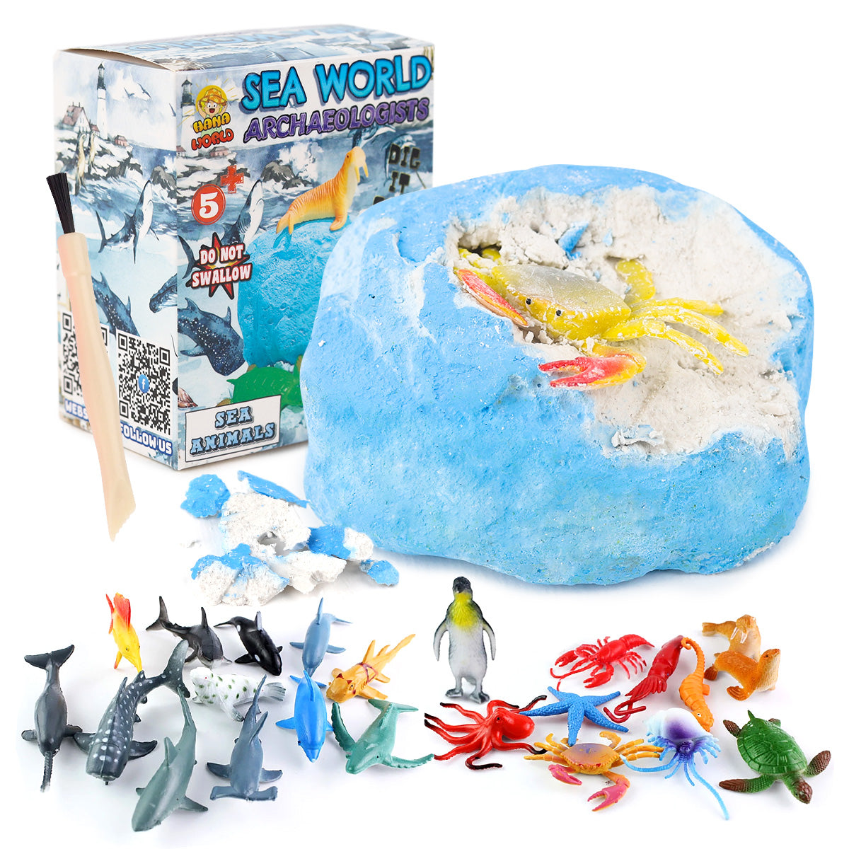 Sea World Excavation Blind Box for sale online, Discovery Gift for Kids, Archeology Excavation Kit, Toys for Kids 5+, STEM/ STEAM Toys for Boys and Girls