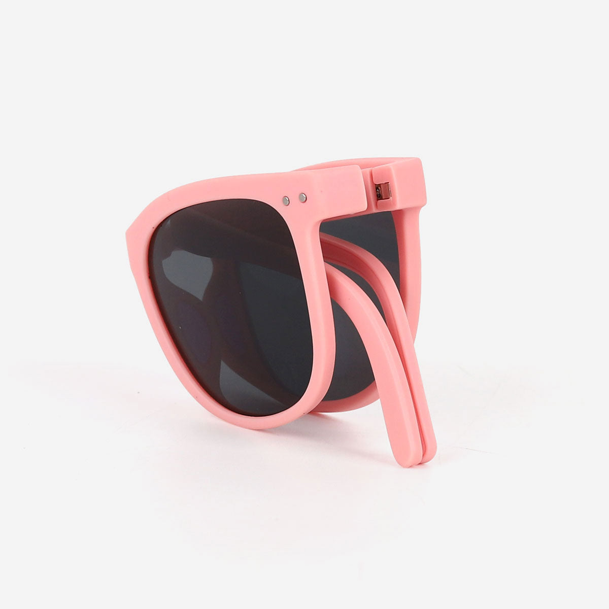 Portable Folding Sunglasses for Kids 100% UV Protected Lenses, Buy Fashion Trendy Kids Folding Sunglasses Boys Girls, Unbreakable Sunglasses for Kids, Suitable for Daily Wear, Children Pink Plastic Full Frame Foldable Sunglasses with Polarized Lens, Buy Kids Foldable Sunglasses Online