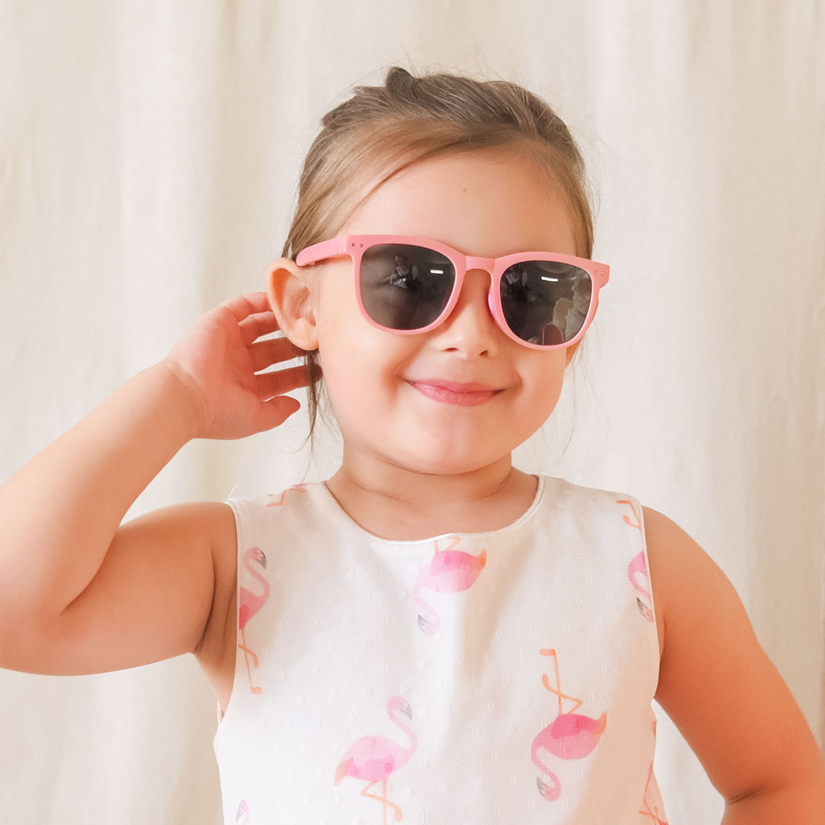 Children Pink Plastic Full Frame Foldable Sunglasses with Polarized Lens, Buy Fashion Trendy Kids Folding Sunglasses Boys Girls