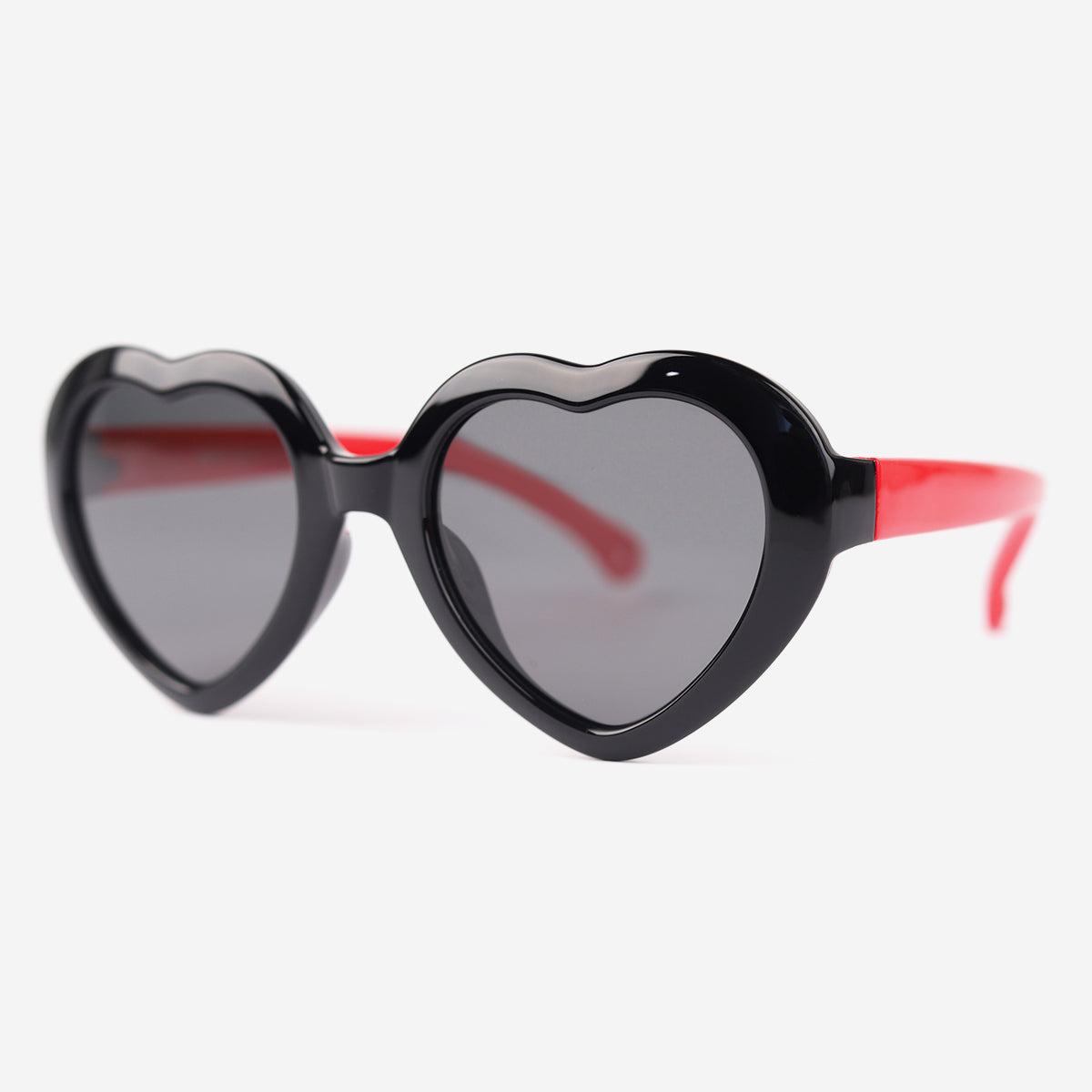 Heart Shaped Polarized Sunglasses for Boys Girls Children Aged 3-10