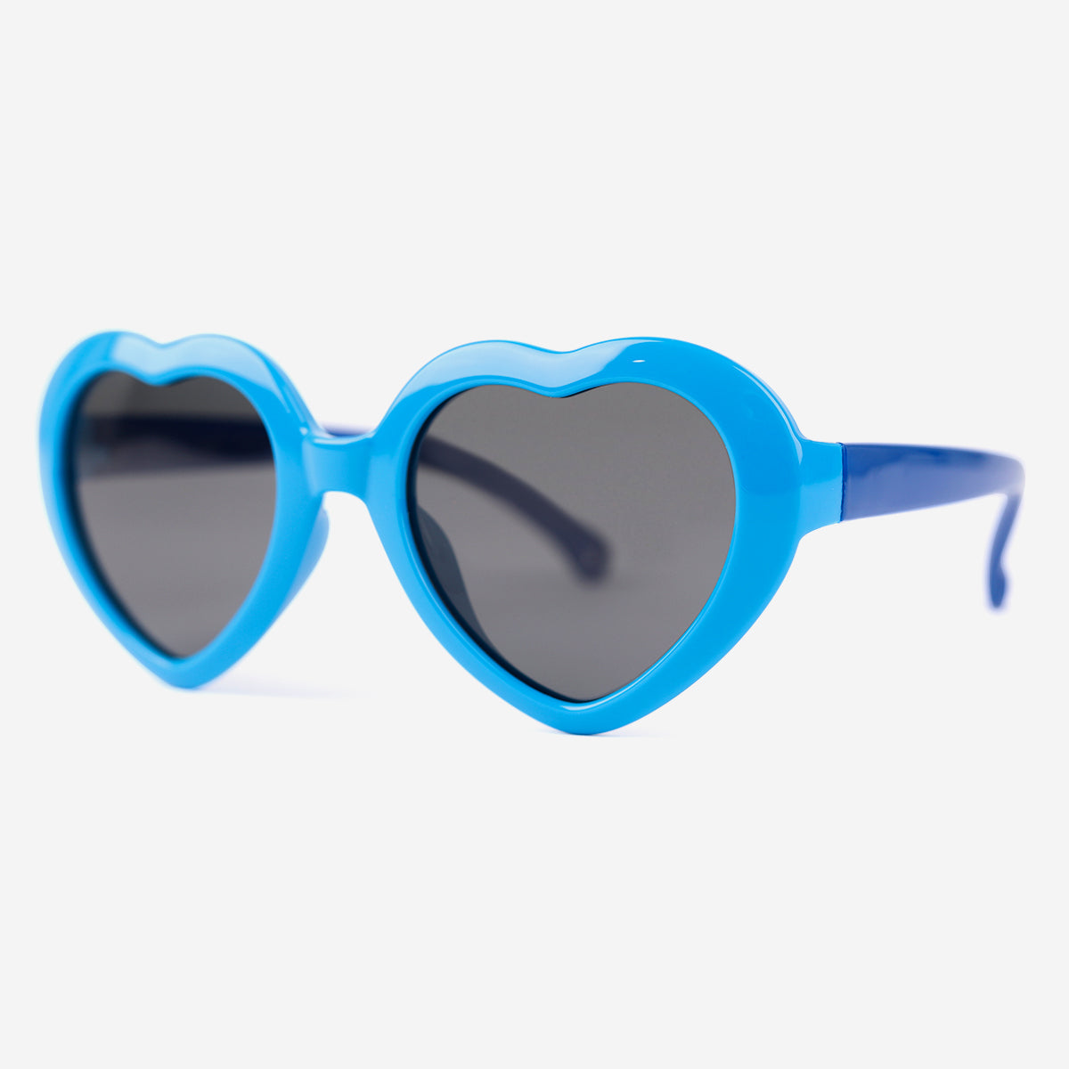 Blue Heart-shaped Sun Glasses for Girls Boys Children Polarized Lens &amp; UV Protection for sale online