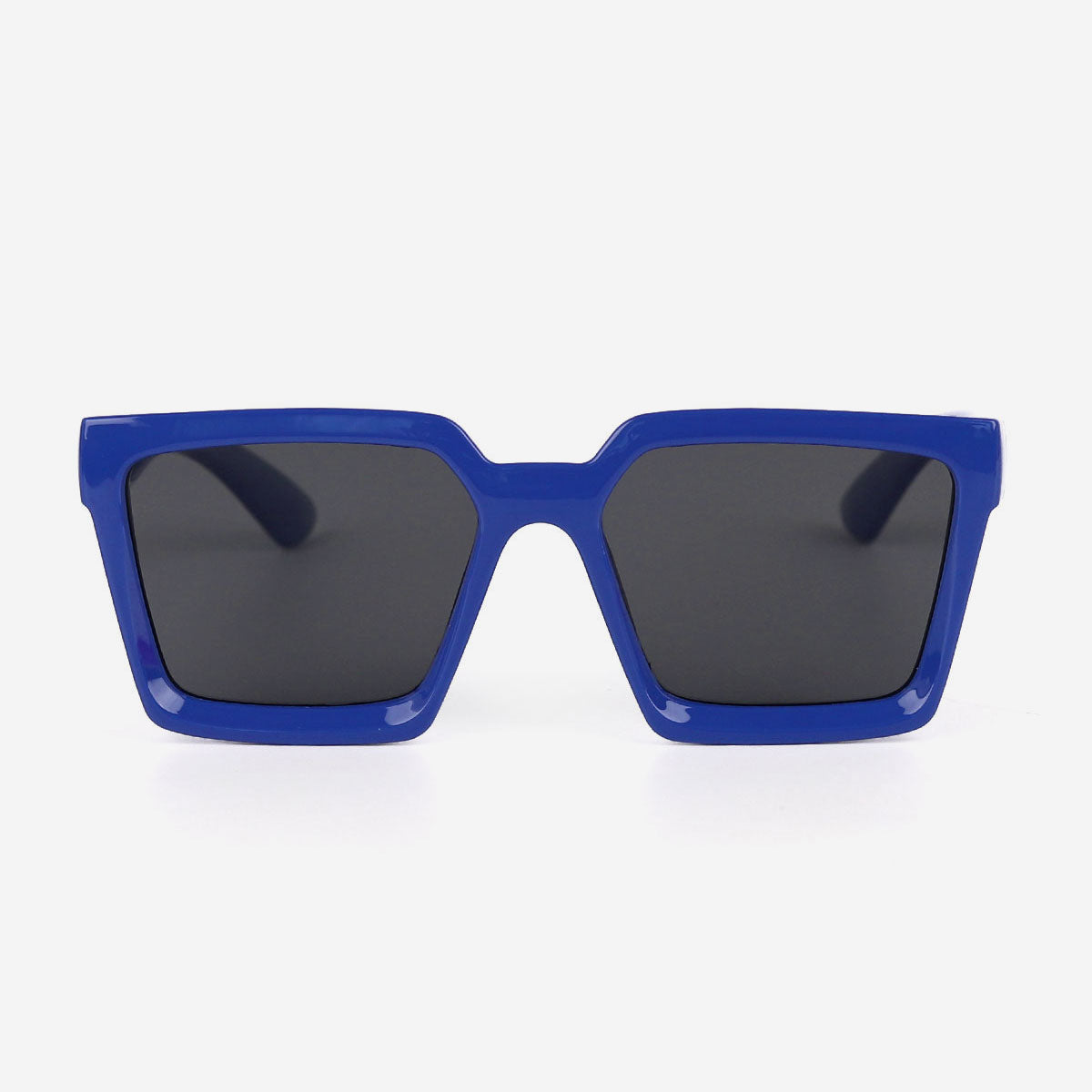 Square Fashion Sunglasses for Kids, Vintage Square Polarized Kids Sunglasses, Cobalt Blue Square Frame Fashion Sunglasses for Kids